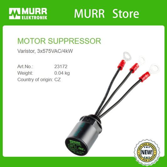 23172 MURR MOTOR SUPPRESSOR Varistor, 3x575VAC/4kW 100% New