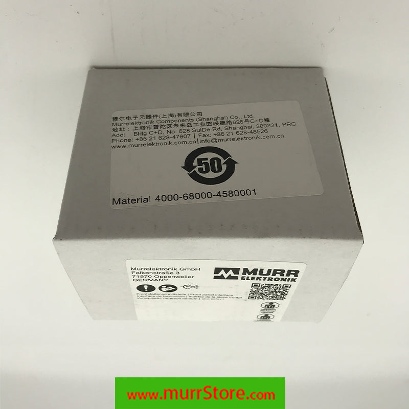 4000-68000-4580001 MURR MODLINK MSDD SINGLE COMBI INSERT CHINA 1x RJ45 + 1x data cutout  100%NEW