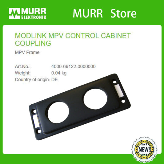 4000-69122-0000000 MURR MODLINK MPV CONTROL CABINET COUPLING MPV Frame 100% NEW