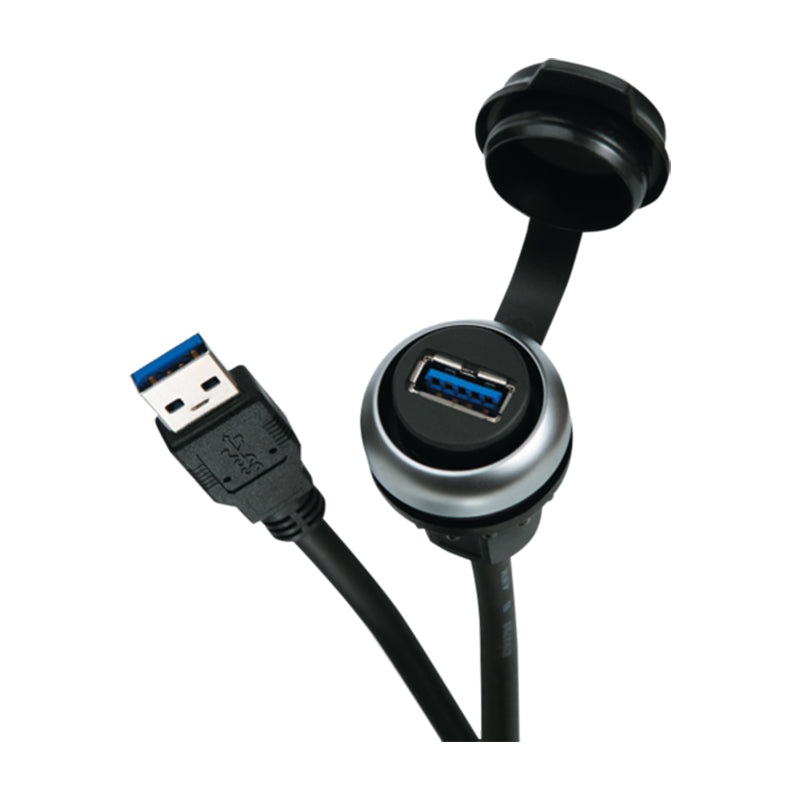 4000-73000-0180000 MURR MSDD pass-through USB 3.0 form A, 2.0 m cable, design silver  100% NEW