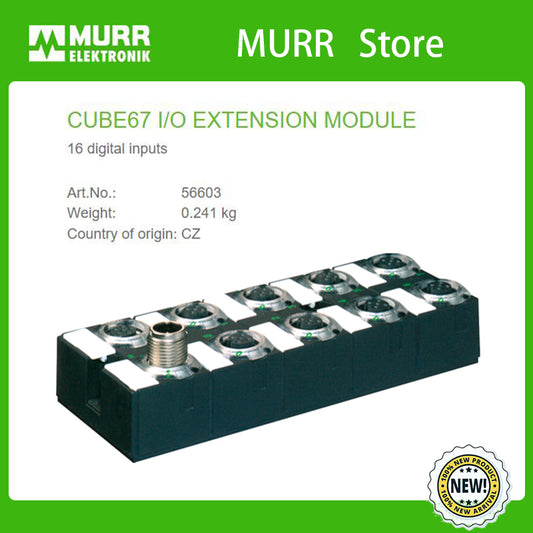 56603 MURR CUBE67 I/O EXTENSION MODULE 16 digital inputs 100% NEW
