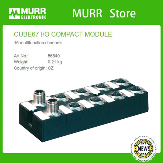56640 MURR CUBE67 I/O COMPACT MODULE 16 multifunction channels  100% NEW