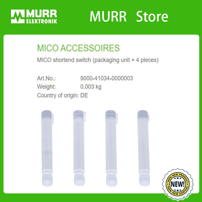 9000-41034-0000003 MURR MICO ACCESSOIRES MICO shortend switch (packaging unit = 4 pieces)  100% NEW